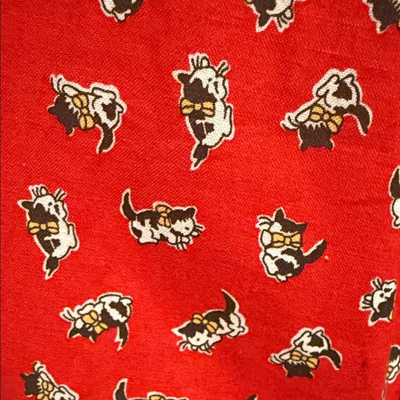 Heart of Haute Kitten Tie top Red Sleeveless Blouse 1X - Picture 4 of 7